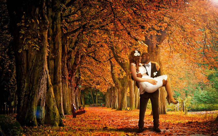 Un mariage en automne ou en hiver