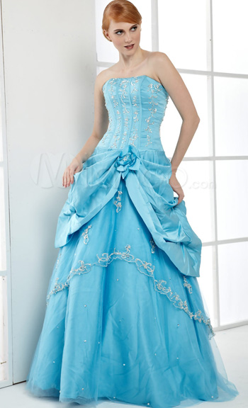 robe de mariee bleue