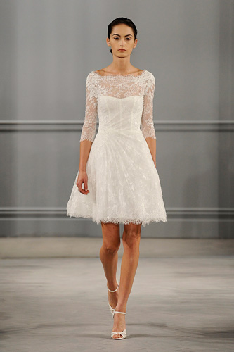 2014 Bridal Spring/Summer Collection - Monique Lhuillier Bride - Show