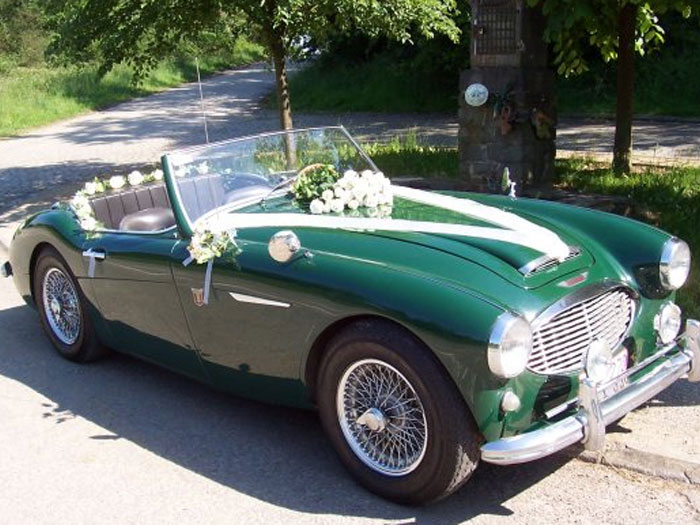 location voiture mariage Austin Healey 1958