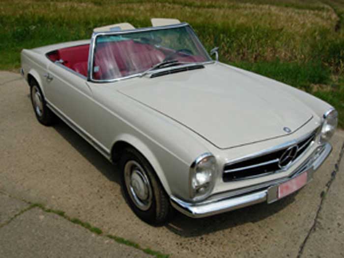location voiture mariage Mercedes pagode 280 Sl