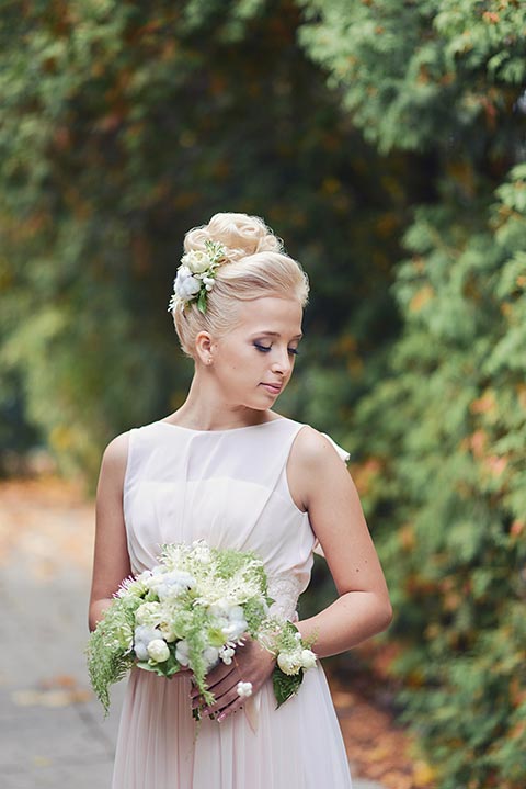 Quel chignon pour quel style de robe de mariée ?​