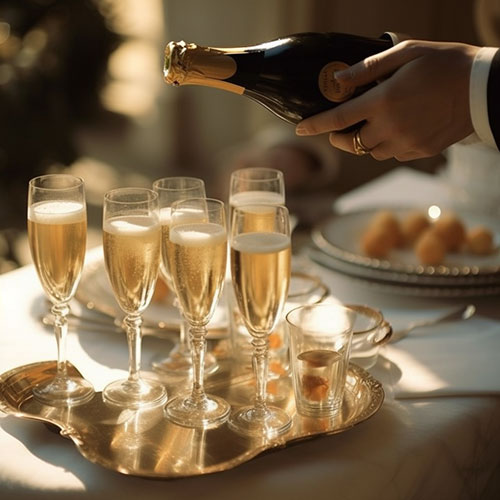 Maitriser l'art du service du champagne