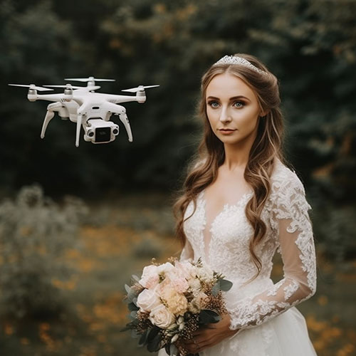 Un drone pour votre mariage