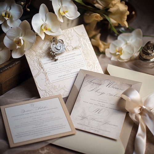 Les invitations et faire-part, encore 6 à 8 mois …