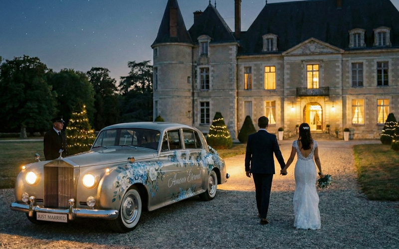 covering voiture mariage