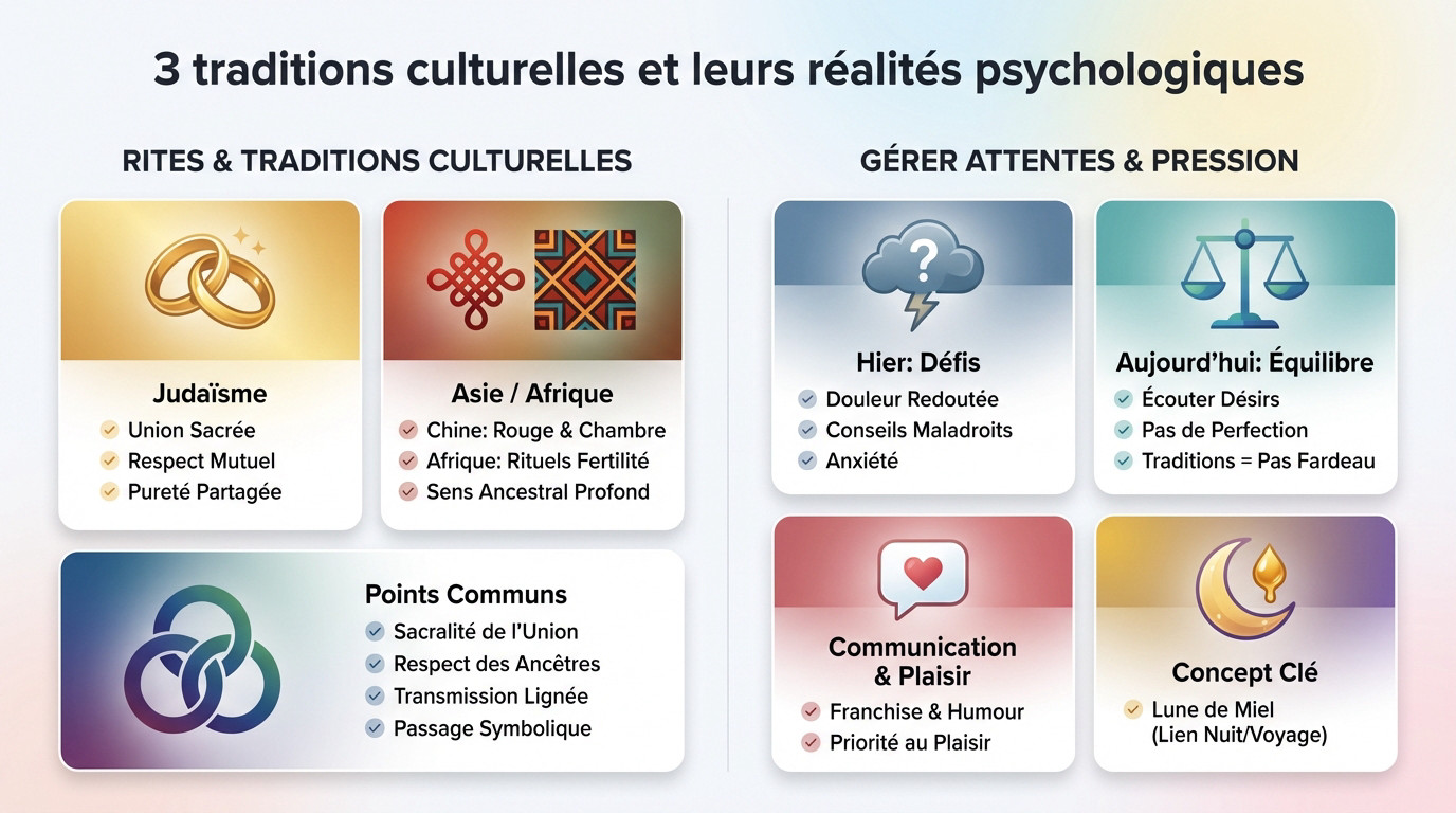 Traditions et psychologie de la nuit de noces