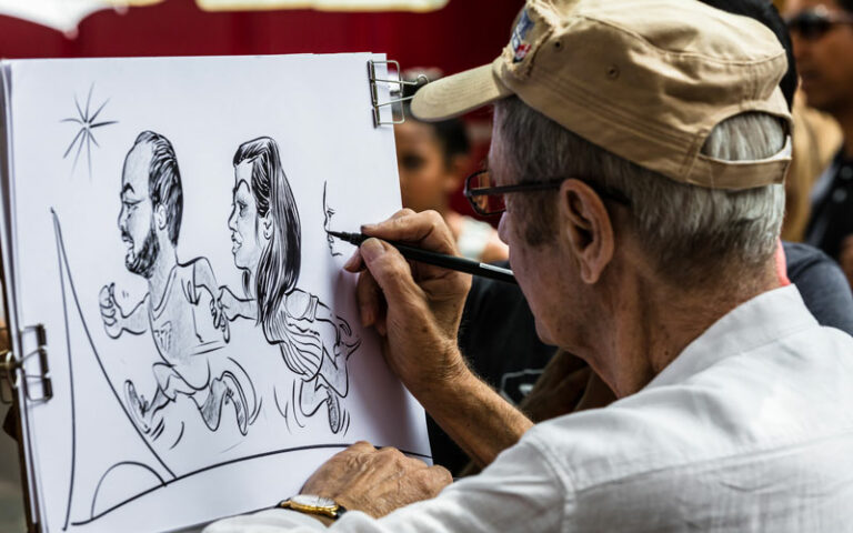 un caricaturiste pour soirees