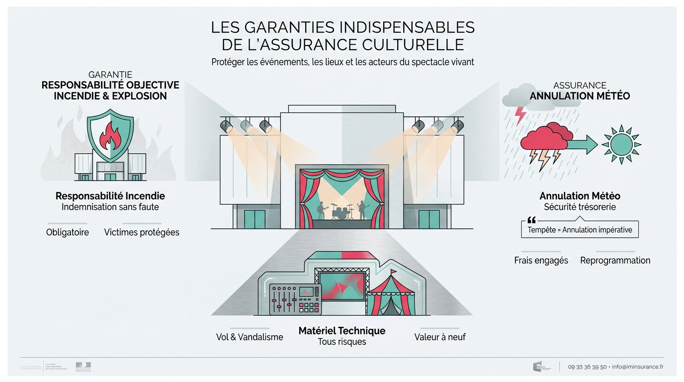 Matériel technique et structures événementielles protégés par une assurance en Belgique