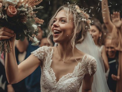 La signification derrière le lancer de bouquet