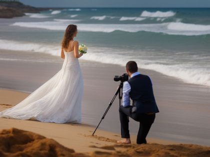 Le photographe mariage à l’action …